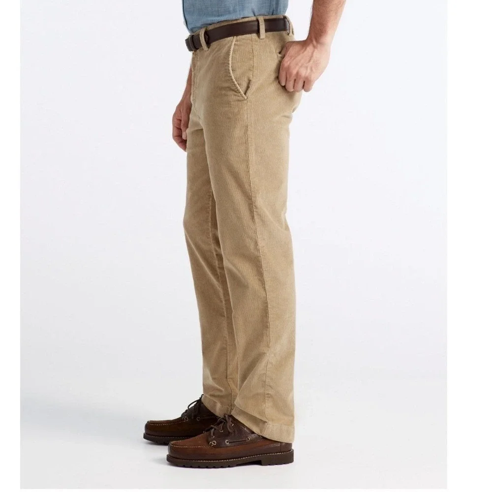 L.L. Bean Men's Stretch Country Corduroy Pants, Classic‎ Fit, Plain Front 36x34